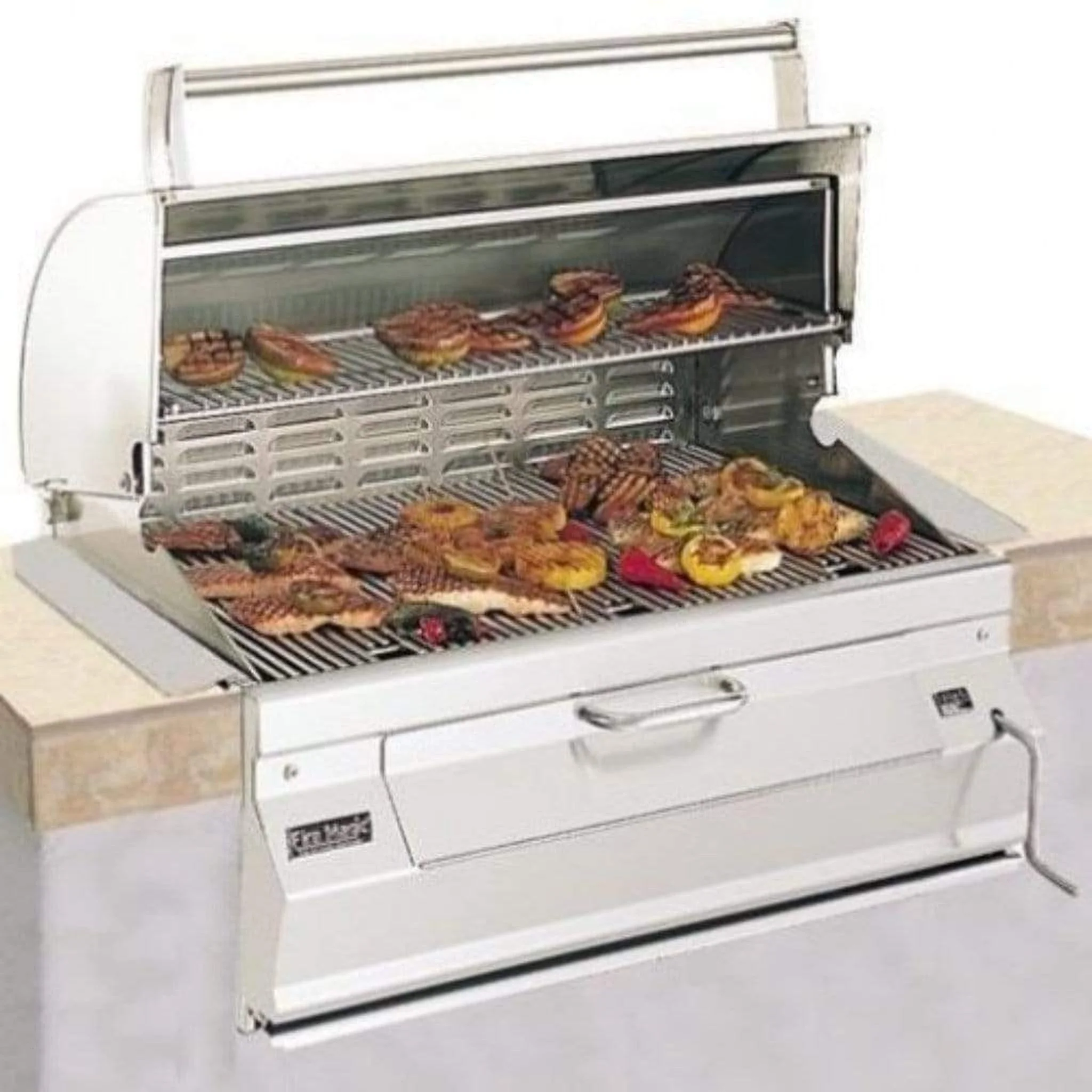 Fire Magic 30" 14-SC01C-A Legacy Built-In Charcoal Grill w/ Analog Thermometer - Image 2