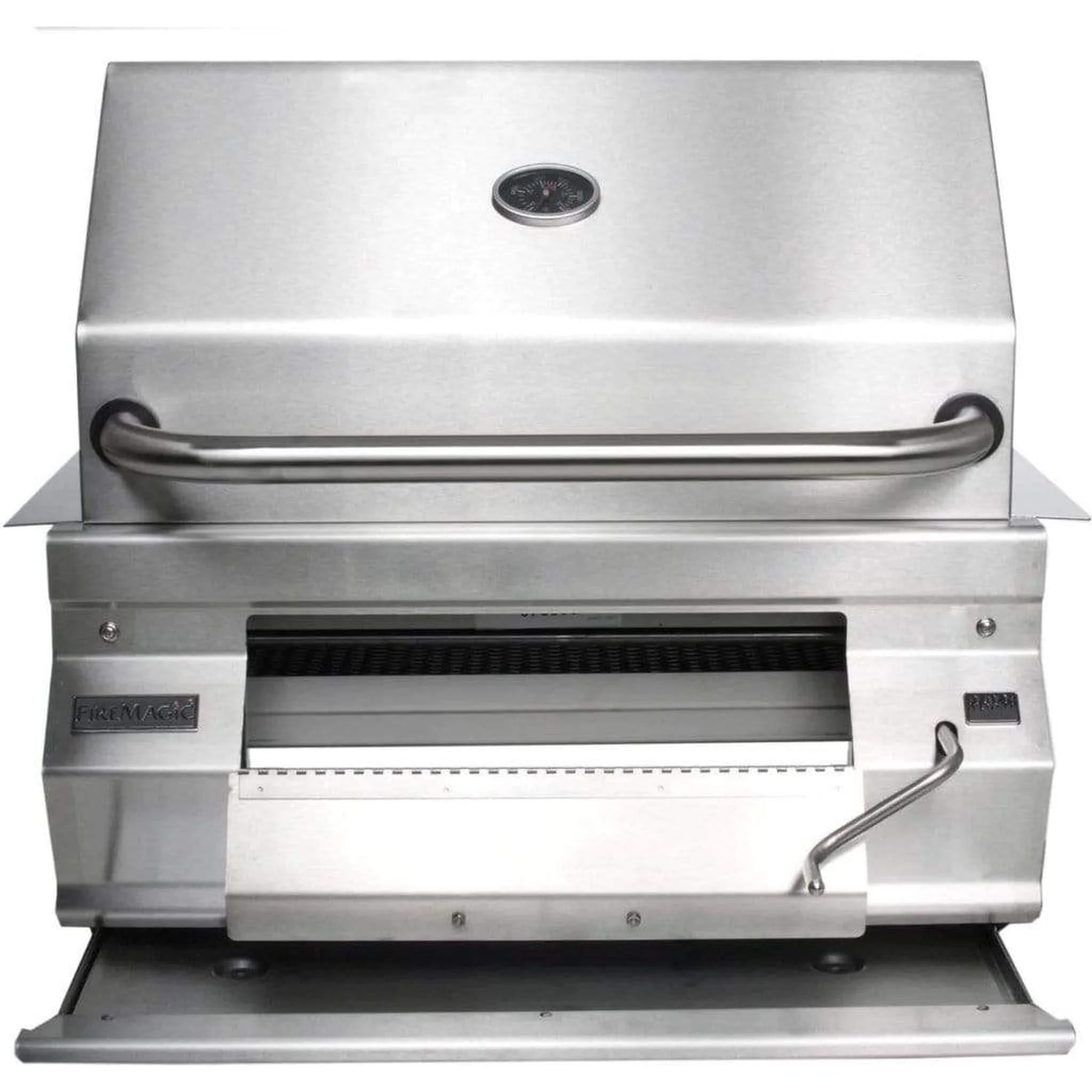 Fire Magic 30" 14-SC01C-A Legacy Built-In Charcoal Grill w/ Analog Thermometer - Image 3