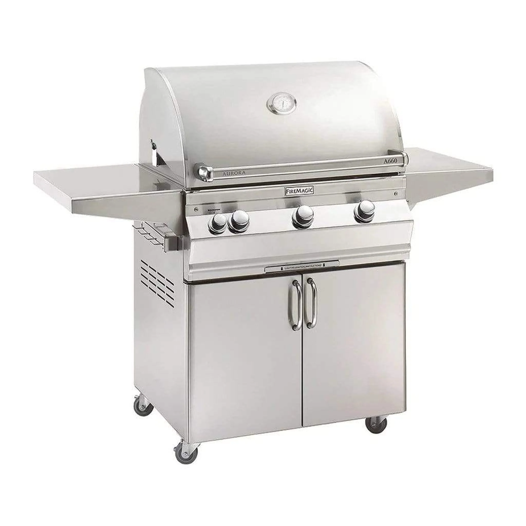 Fire Magic 30" 3-Burner Aurora A660s Gas Grill w/ Analog Thermometer - Image 9