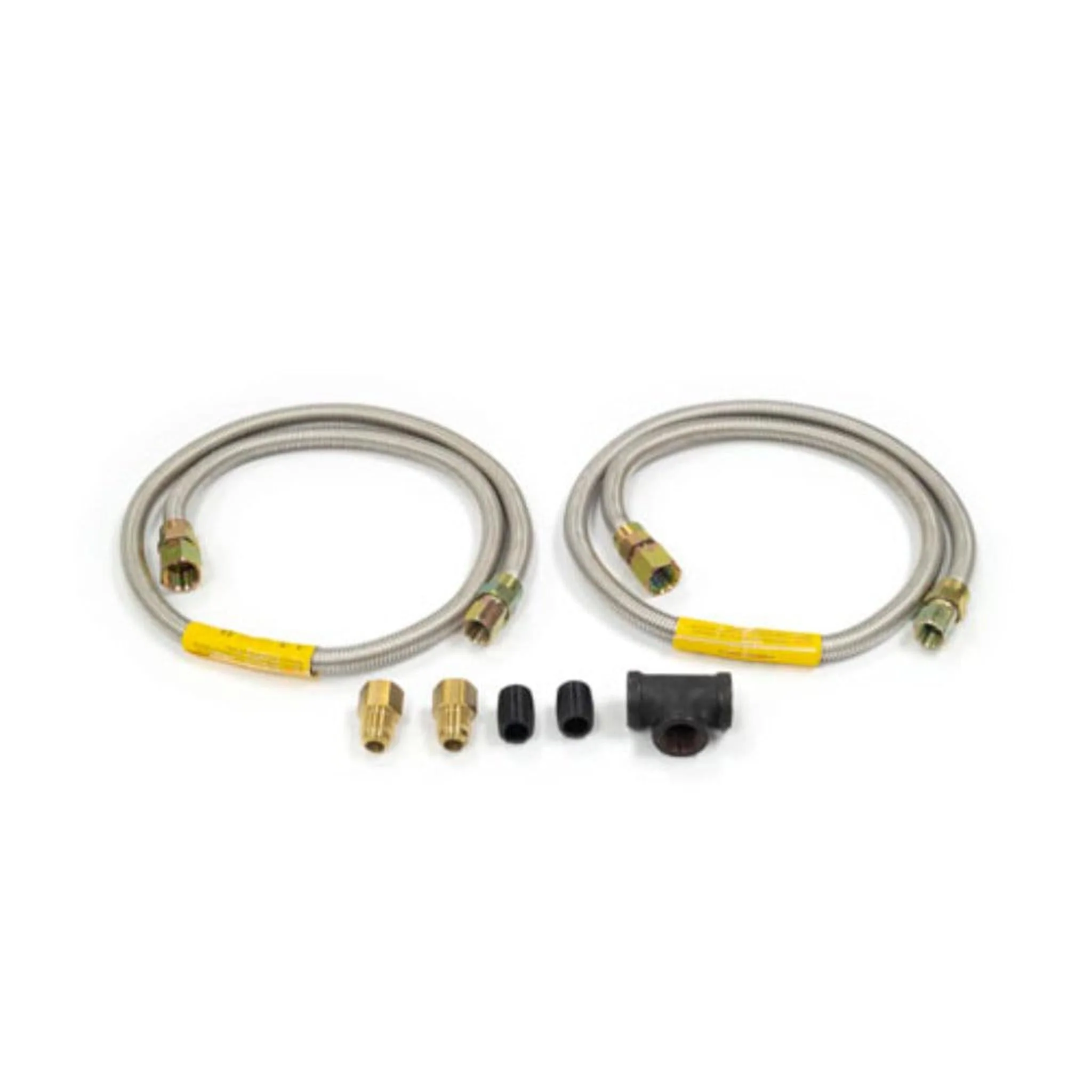 Fire Magic 3021 Built-In Natural Gas Grill and Side Burner Connector Package