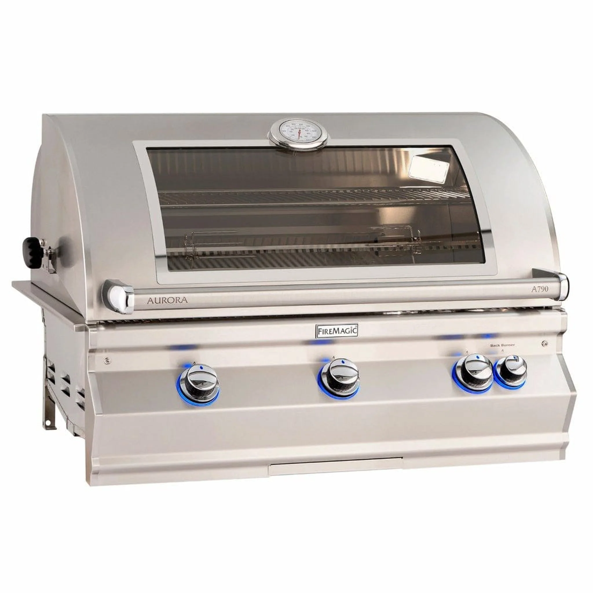 Fire Magic 36" 3-Burner Aurora A790i Built-In Gas Grill w/ Rotisserie & Analog Thermometer - Image 8