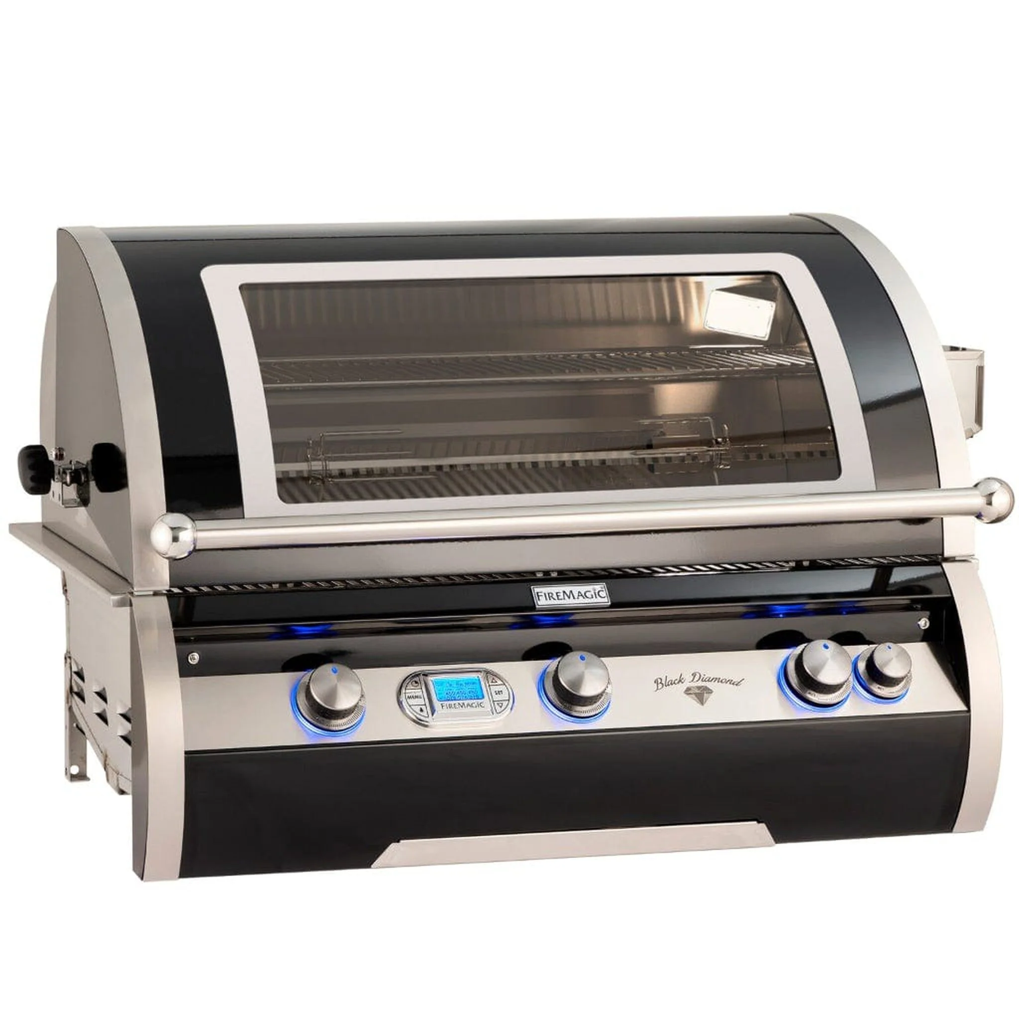 Fire Magic 36" 3-Burner Echelon Black Diamond H790i Built-In Gas Grill w/ Magic View Window, Rotisserie & Digital Thermometer - Image 10