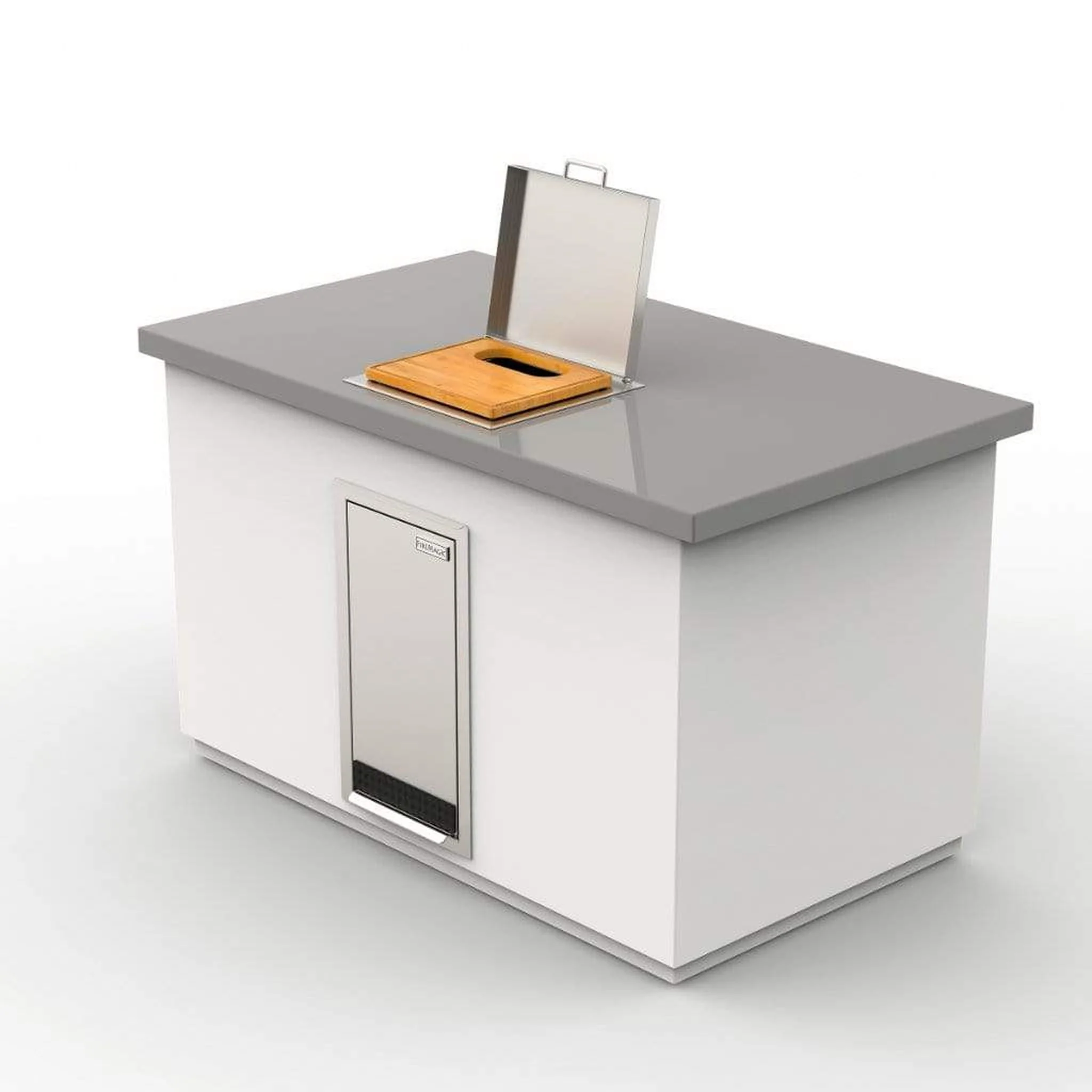 Fire Magic 9" Cut And Clean Combo Trash Chute w/ Cutting Board - Image 2