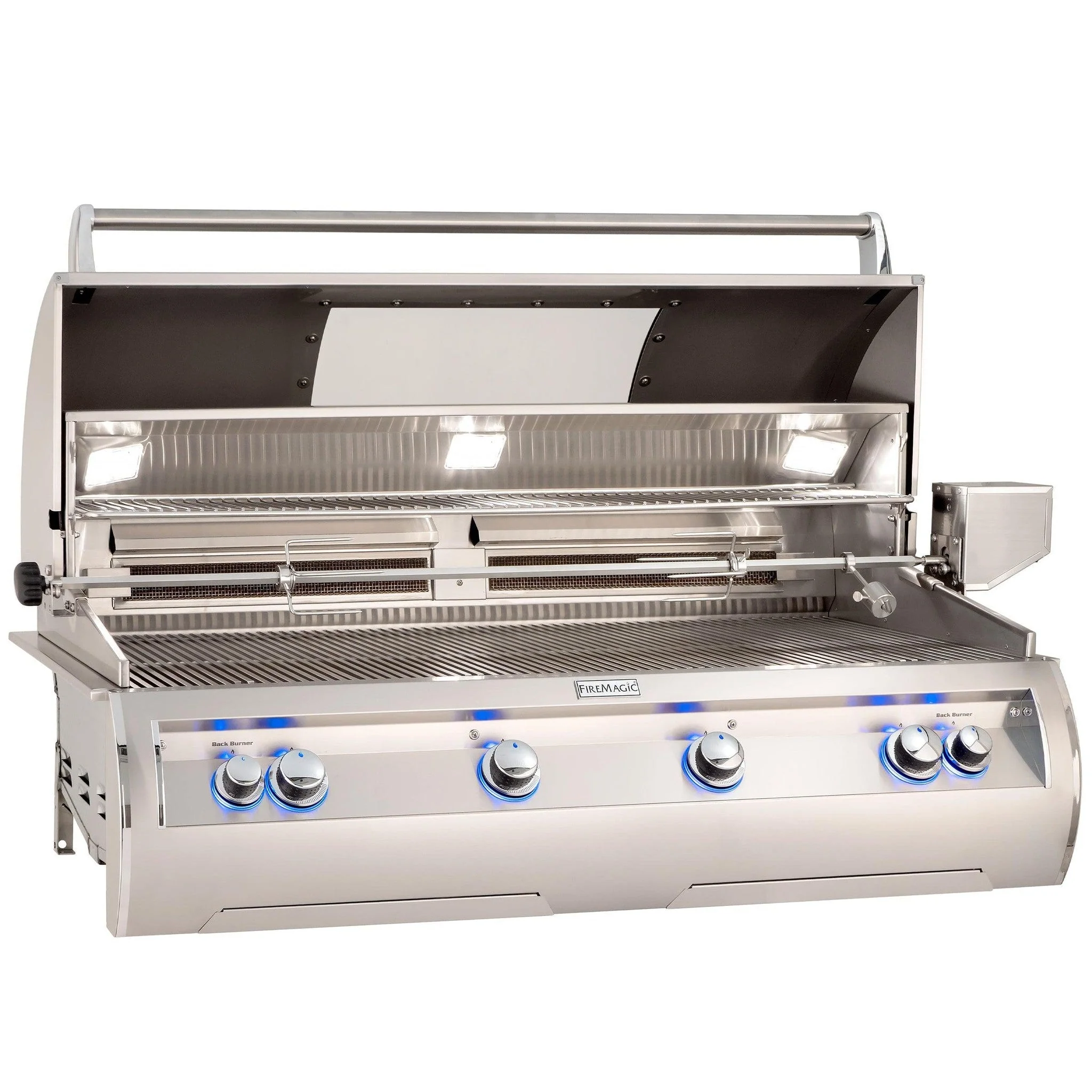 Fire Magic Echelon Diamond E1060i 48" 4-Burner Built-In Gas Grill With Analog Thermometer and Optional Magic View Window - Image 2