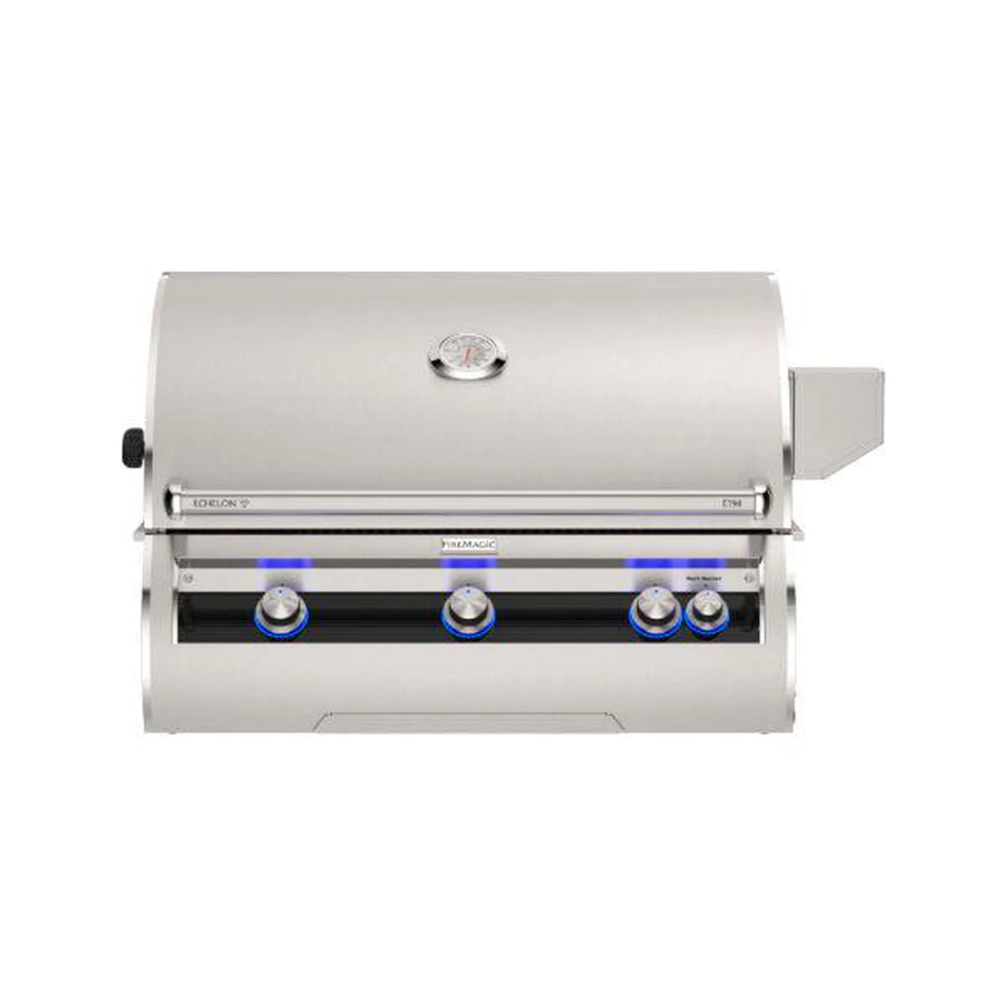 Fire Magic Echelon Diamond E790i 36" 3-Burner Built-In Gas Grill With Analog Thermometer and Optional Magic View Window - Image 11