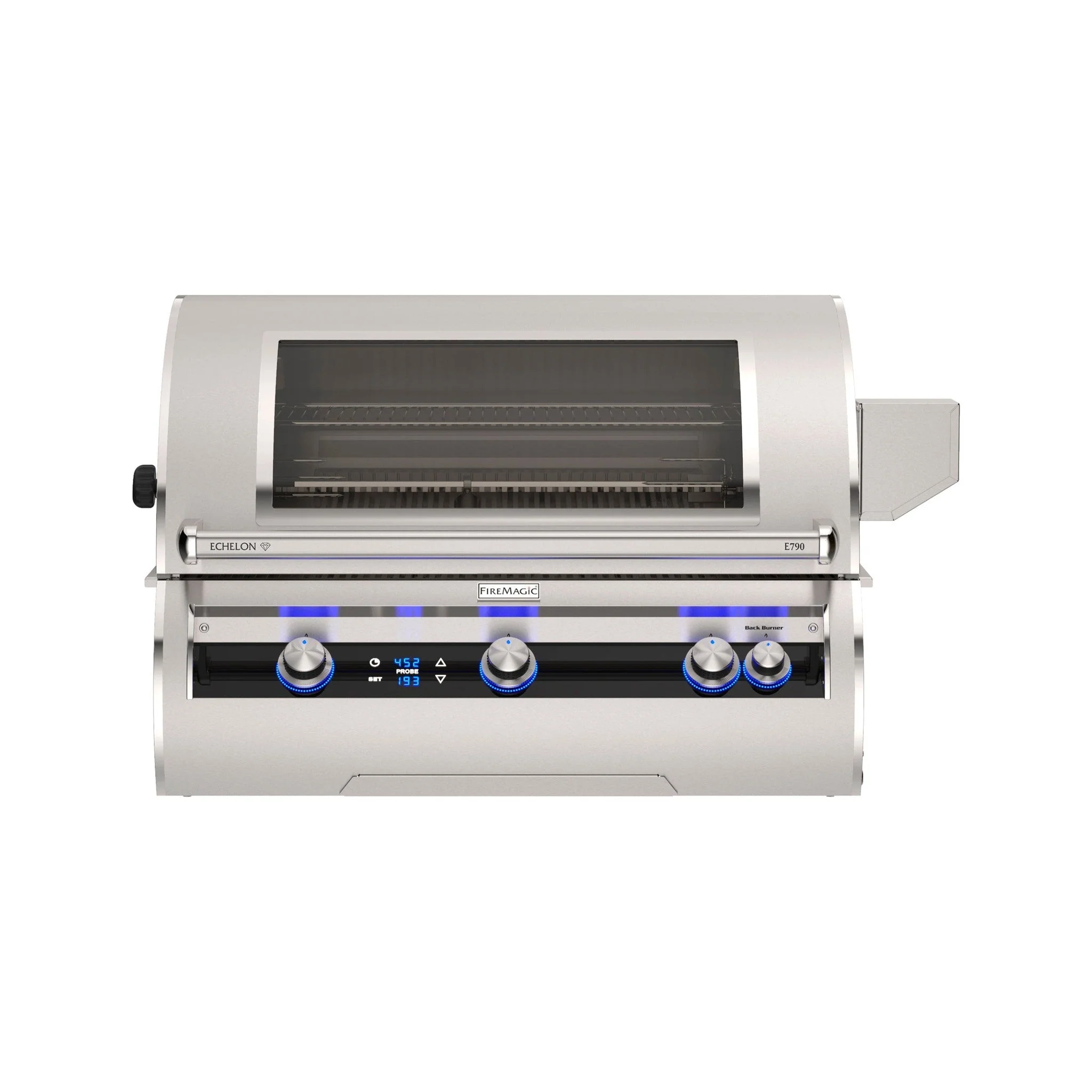 Fire Magic Echelon Diamond E790i 36" 3-Burner Built-In Gas Grill With Digital Thermometer and Optional Magic View Window - Image 12