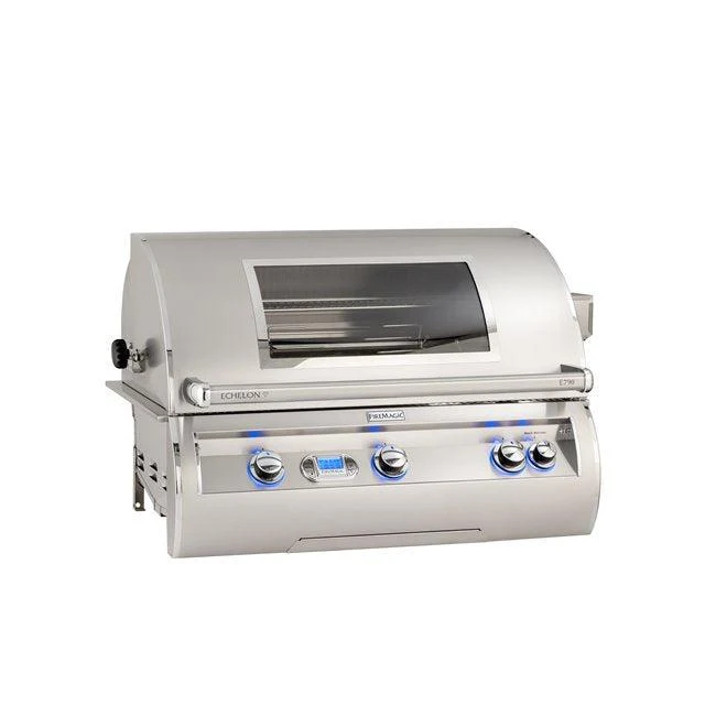 Fire Magic Echelon Diamond E790i 36" 3-Burner Built-In Propane Gas Grill With Magic View Window and Digital Thermometer (Previous Model)