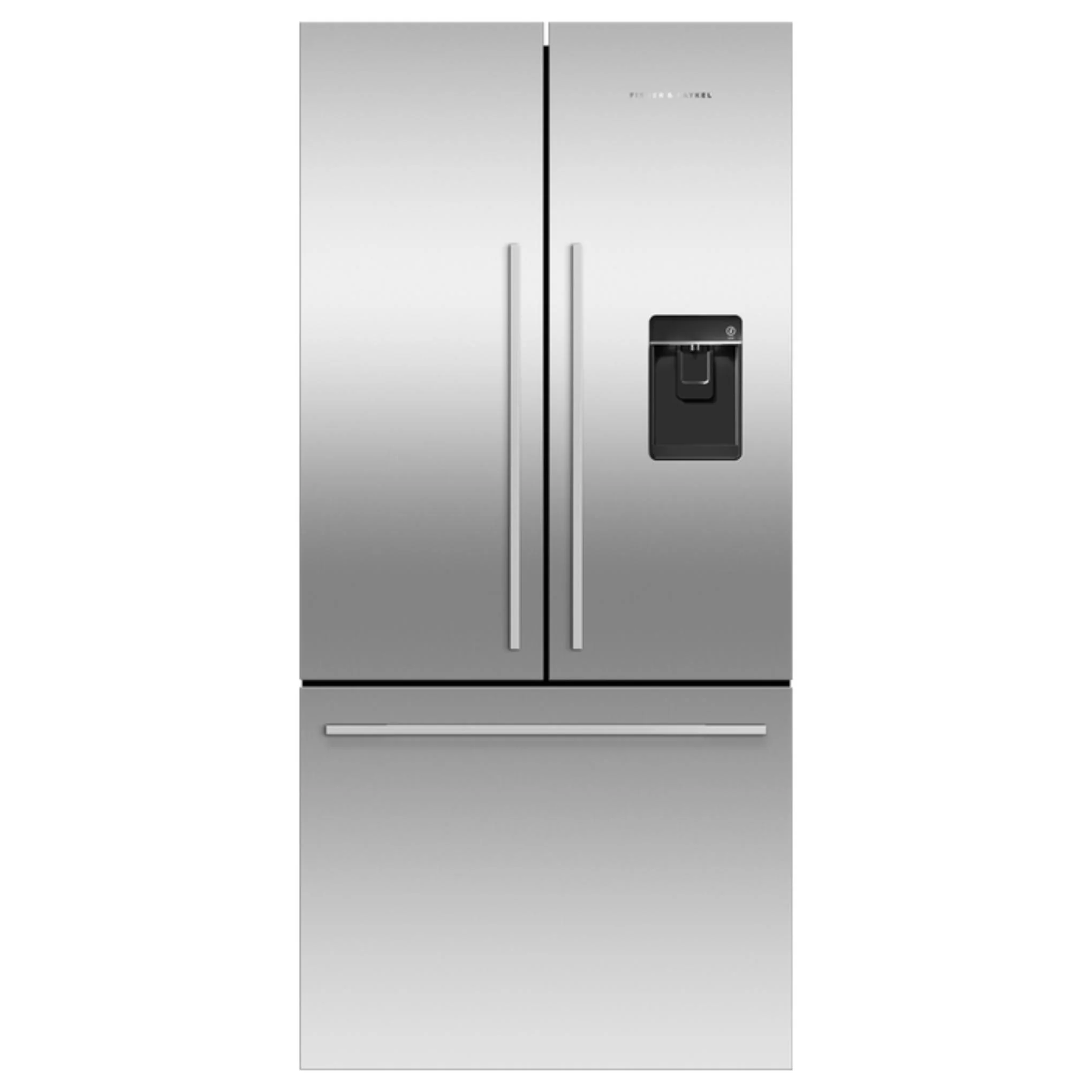 Fisher & Paykel 17 cu ft Series 7 French Door Refrigerator Freezer, Ice & Water - RF170ADUSX4 N