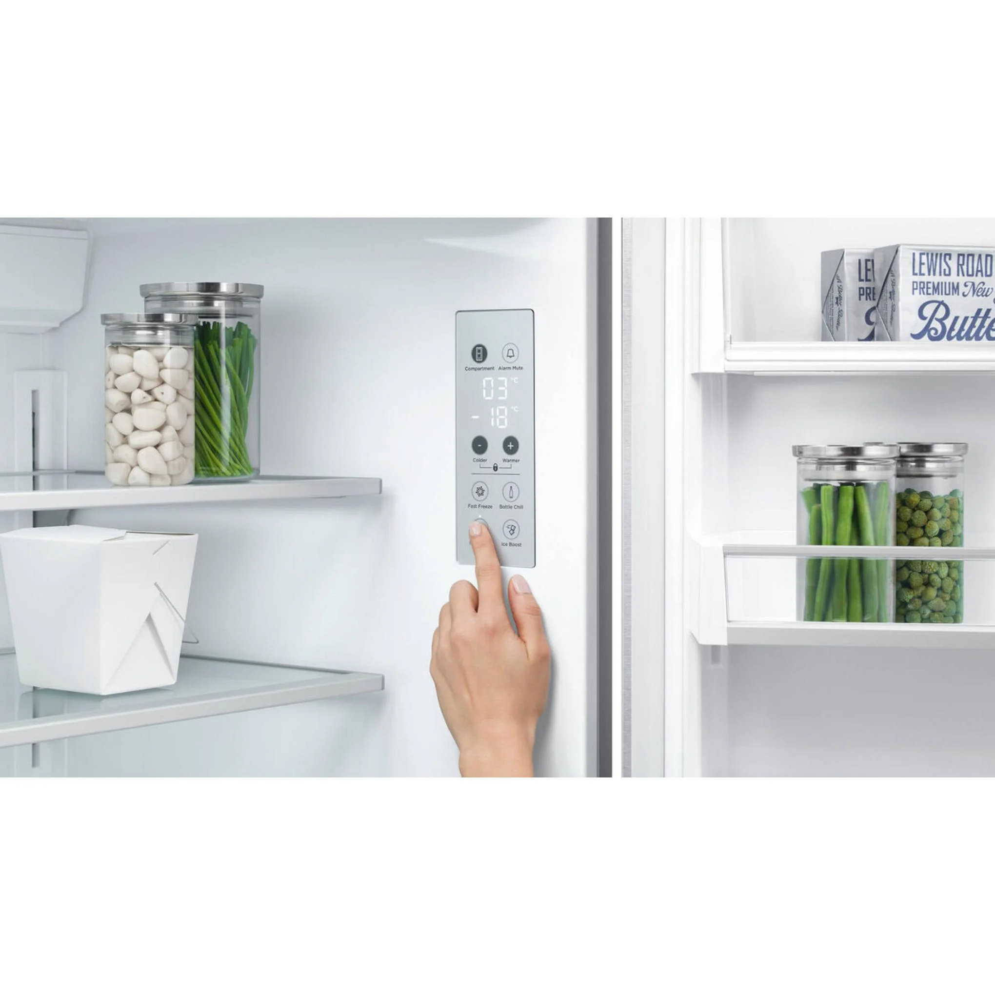 Fisher & Paykel 18.9 cu ft Series 7 Quad Door Refrigerator Freezer Ice, & Water - RF203QDUVX1 - Image 16
