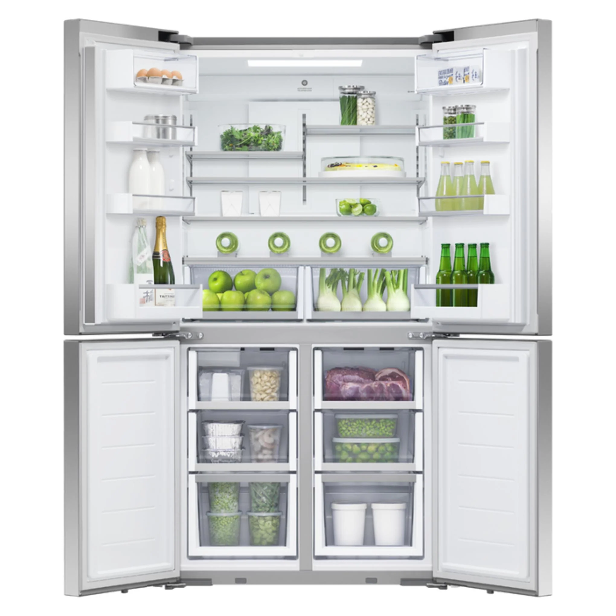 Fisher & Paykel 18.9 cu ft Series 7 Quad Door Refrigerator Freezer Ice, & Water - RF203QDUVX1 - Image 2