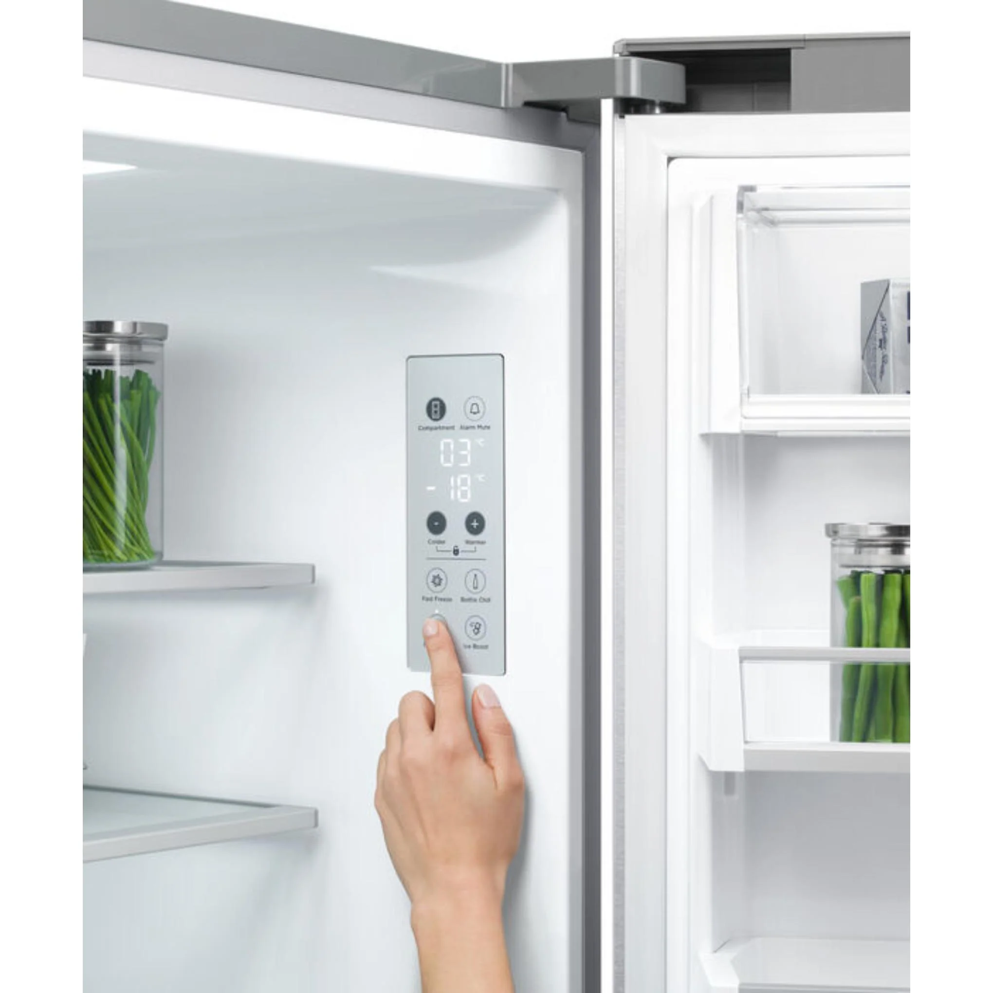 Fisher & Paykel 18.9 cu ft Series 7 Quad Door Refrigerator Freezer Ice, & Water - RF203QDUVX1 - Image 6
