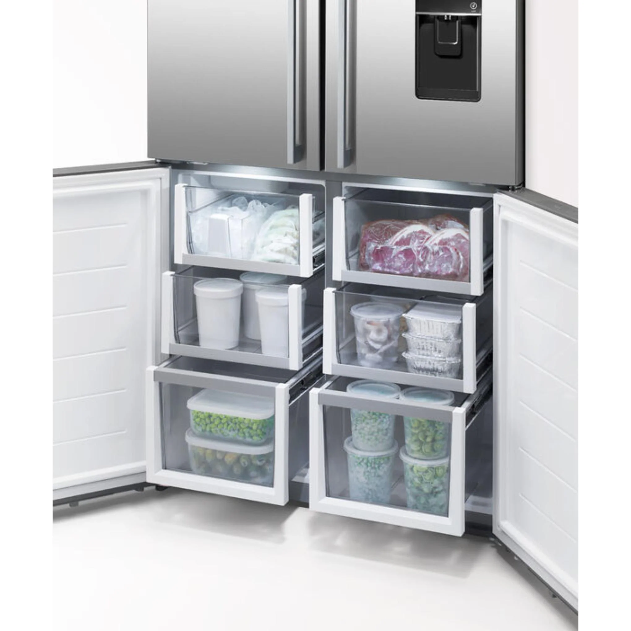 Fisher & Paykel 18.9 cu ft Series 7 Quad Door Refrigerator Freezer Ice, & Water - RF203QDUVX1 - Image 8