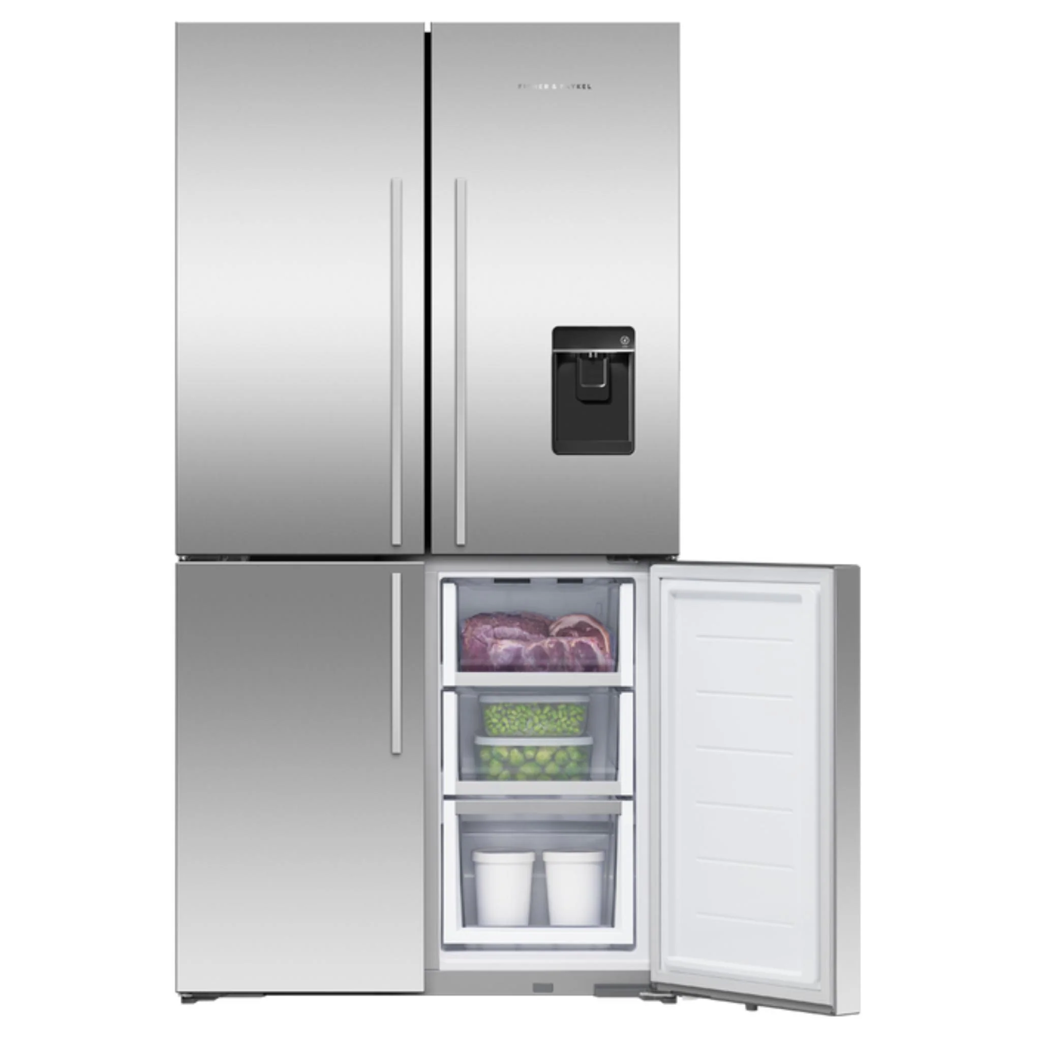 Fisher & Paykel 18.9 cu ft Series 7 Quad Door Refrigerator Freezer Ice, & Water - RF203QDUVX1 - Image 9