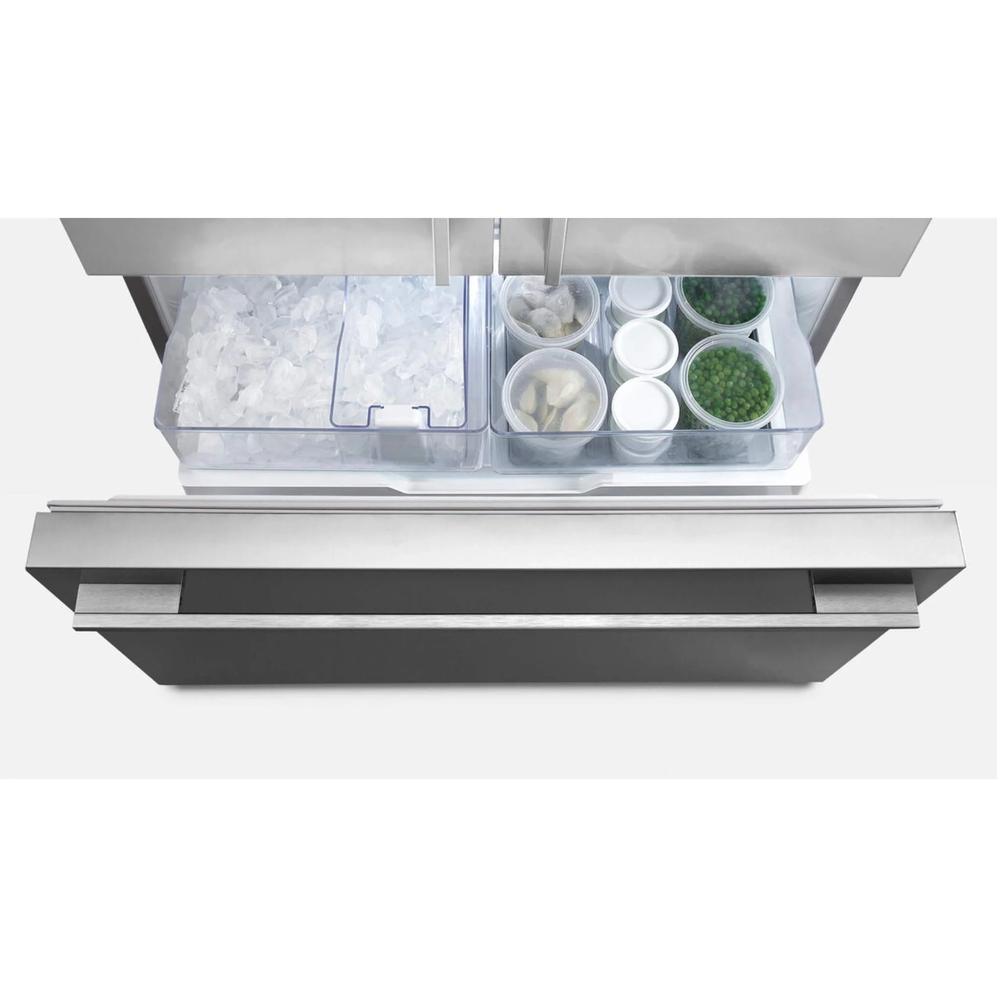 Fisher & Paykel 20.1 cu ft Series 7 French Door Refrigerator Freezer, Ice - RF201ADJSX5 - Image 11