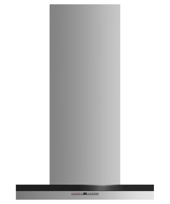 Fisher & Paykel 24" Series 7 Box Chimney Wall Range Hood, Stainless Steel & Glass – HC24DTXB2_N