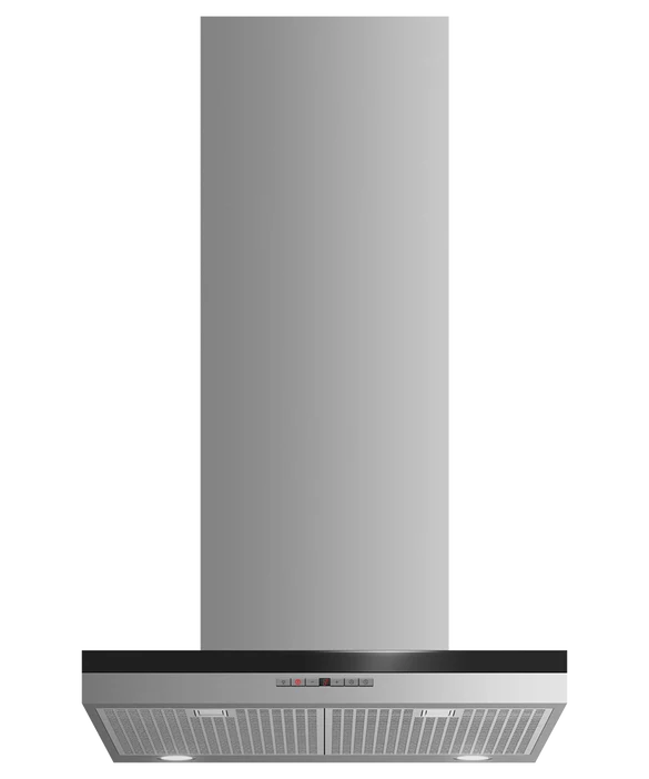 Fisher & Paykel 24" Series 7 Box Chimney Wall Range Hood, Stainless Steel & Glass – HC24DTXB2_N - Image 2