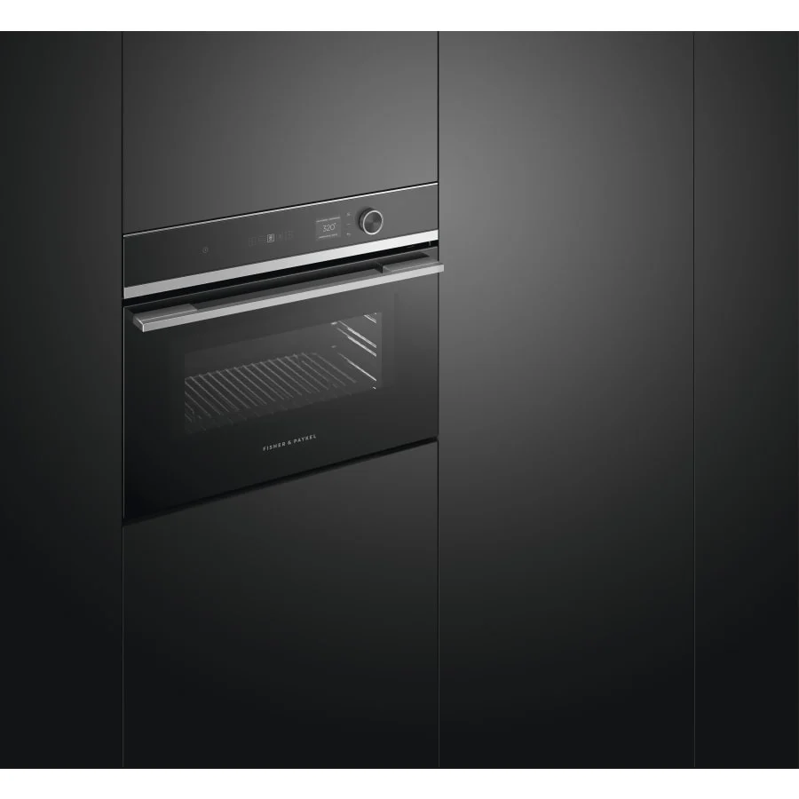 Fisher & Paykel 24" Series 7 Contemporary Compact Convection Speed Oven, Stainless Steel – OM24NDLX1 - Image 2