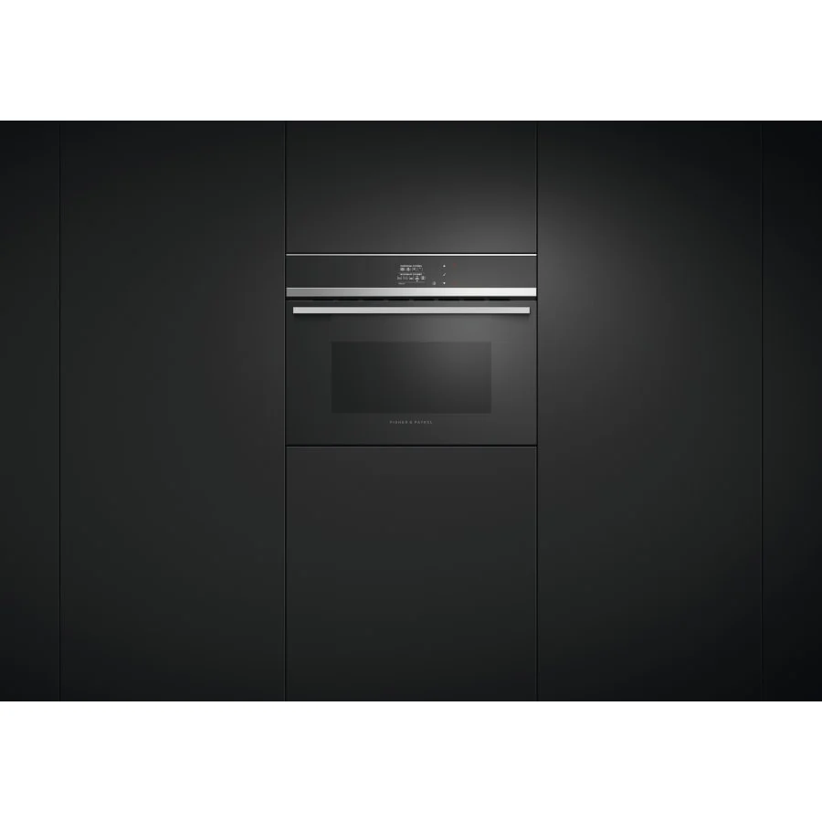Fisher & Paykel 24" Series 9 Contemporary Compact Convection Speed Oven, Black Glass – OM24NDB1 - Image 10