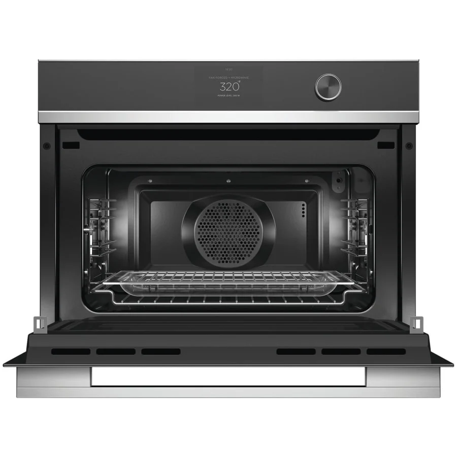 Fisher & Paykel 24" Series 9 Contemporary Compact Convection Speed Oven, Stainless Steel – OM24NDTDX1 - Image 2
