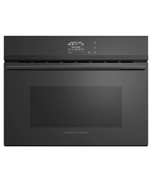 Fisher & Paykel 24" Series 9 Minimal Compact Combi-Steam Oven, Black Glass – OS24NDBB1
