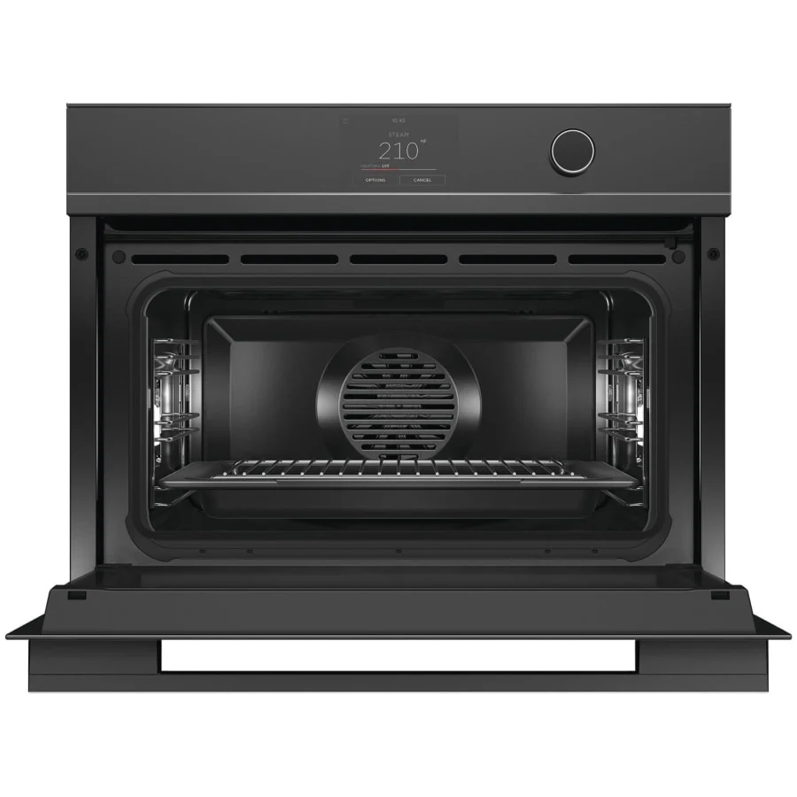 Fisher & Paykel 24" Series 9 Minimal Compact Combi-Steam Oven, Black Glass – OS24NDTDB1 - Image 2