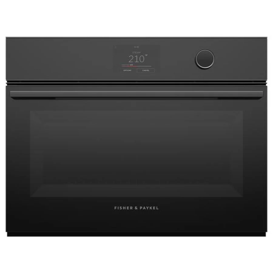 Fisher & Paykel 24" Series 9 Minimal Compact Combi-Steam Oven, Black Glass – OS24NMTDB1