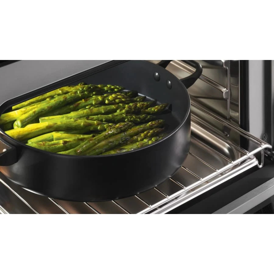 Fisher & Paykel 24" Series 9 Minimal Compact Convection Speed Oven, Black Glass – OM24NDBB1 - Image 10