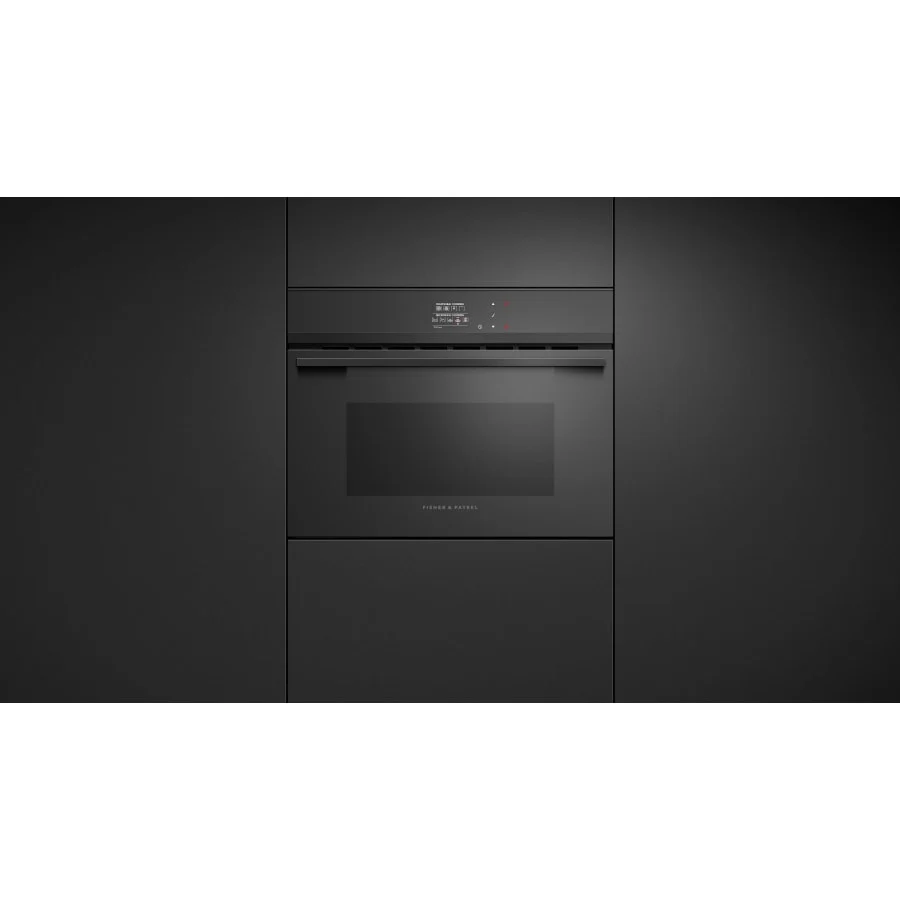 Fisher & Paykel 24" Series 9 Minimal Compact Convection Speed Oven, Black Glass – OM24NDBB1 - Image 4