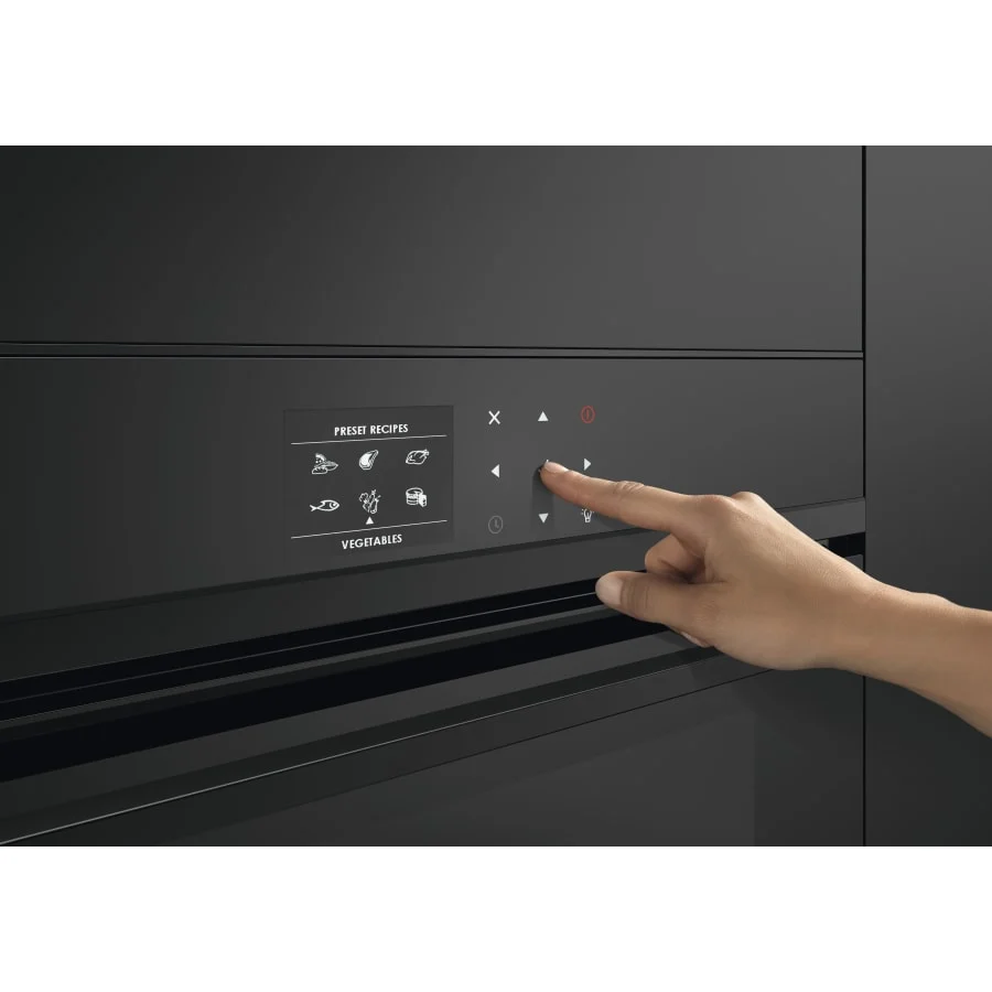 Fisher & Paykel 24" Series 9 Minimal Compact Convection Speed Oven, Black Glass – OM24NDBB1 - Image 5
