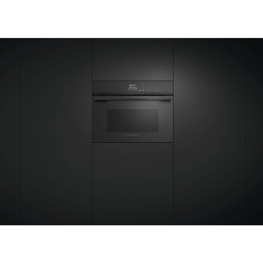 Fisher & Paykel 24" Series 9 Minimal Compact Convection Speed Oven, Black Glass – OM24NDBB1 - Image 8