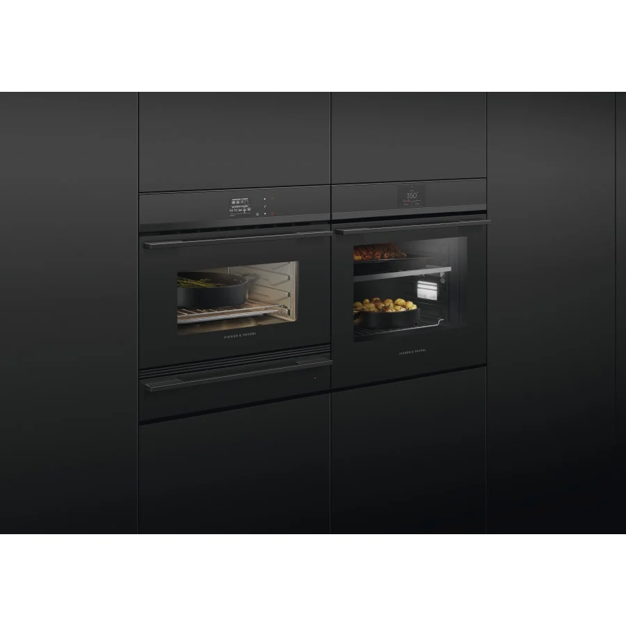Fisher & Paykel 24" Series 9 Minimal Compact Convection Speed Oven, Black Glass – OM24NDBB1 - Image 9
