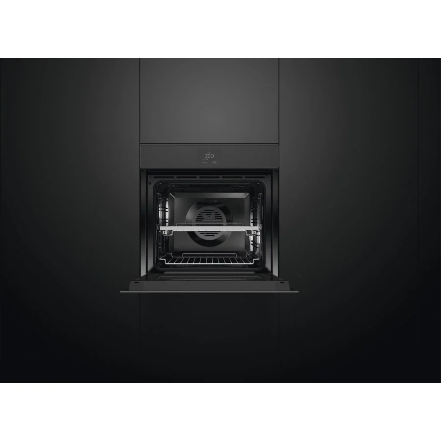 Fisher & Paykel 24" Series 9 Minimal Handleless Self-Cleaning Oven, Black Glass – OB24SMPTNB1 - Image 4