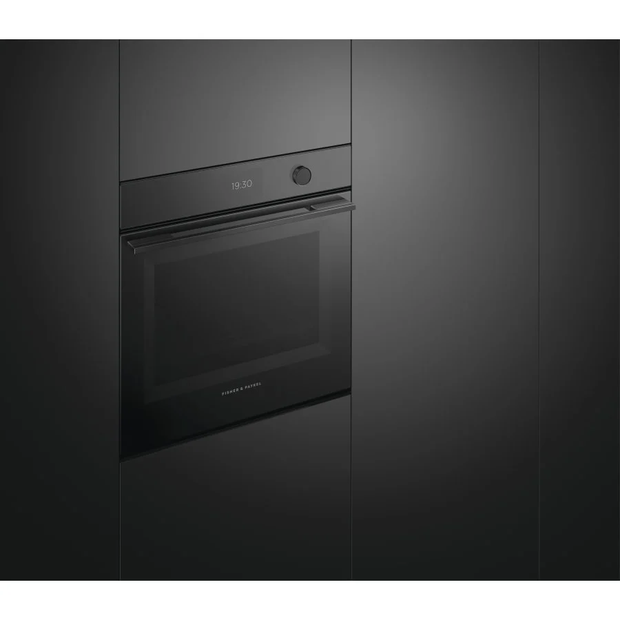 Fisher & Paykel 24" Series 9 Minimal Self-Cleaning Oven, Black Glass – OB24SMPTDB1 - Image 8