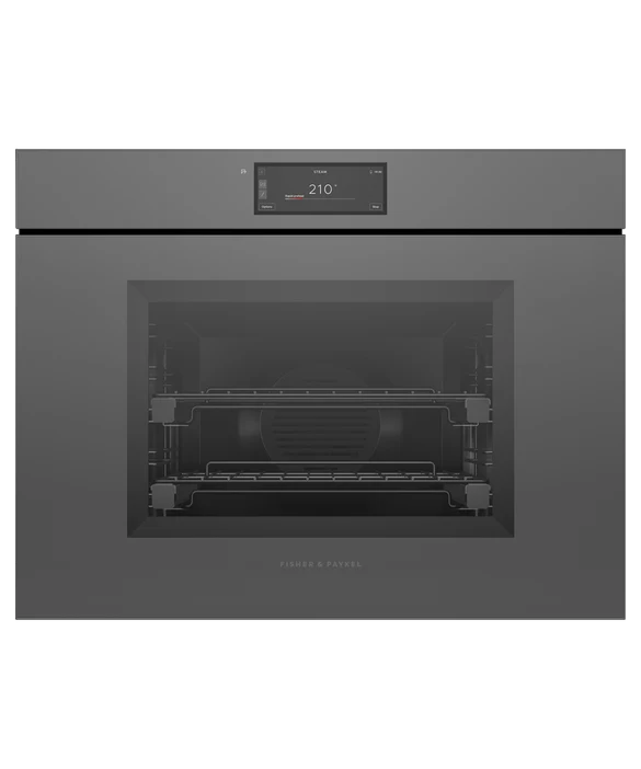 Fisher & Paykel 30" Series 11 Minimal Handleless Combi‑Steam Oven, Grey Glass – OS30SMUNG3