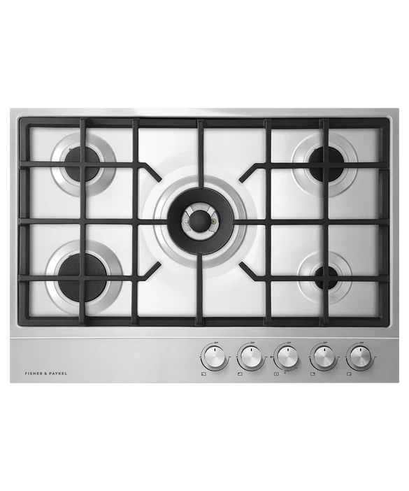 Fisher & Paykel 30" Series 7, 5‑Burner Gas Cooktop, Natural Gas, Stainless Steel – CG305DNGX1 N