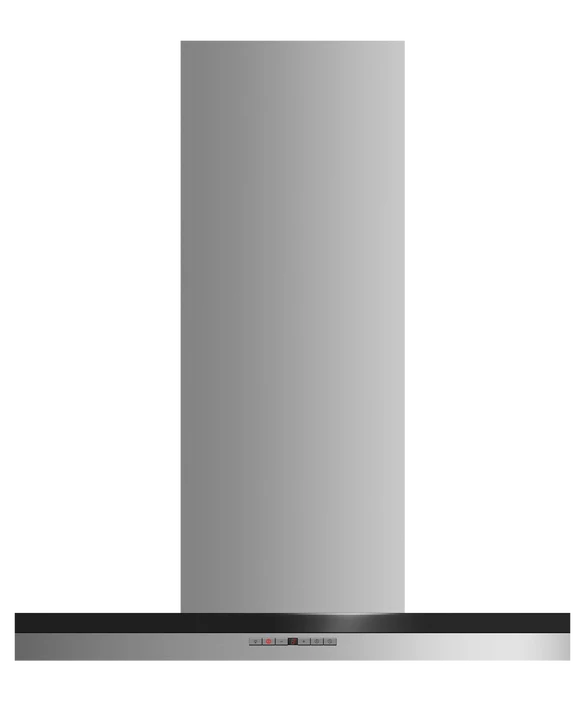 Fisher & Paykel 30" Series 7 Box Chimney Wall Range Hood, Stainless Steel & Glass – HC30DTXB2_N