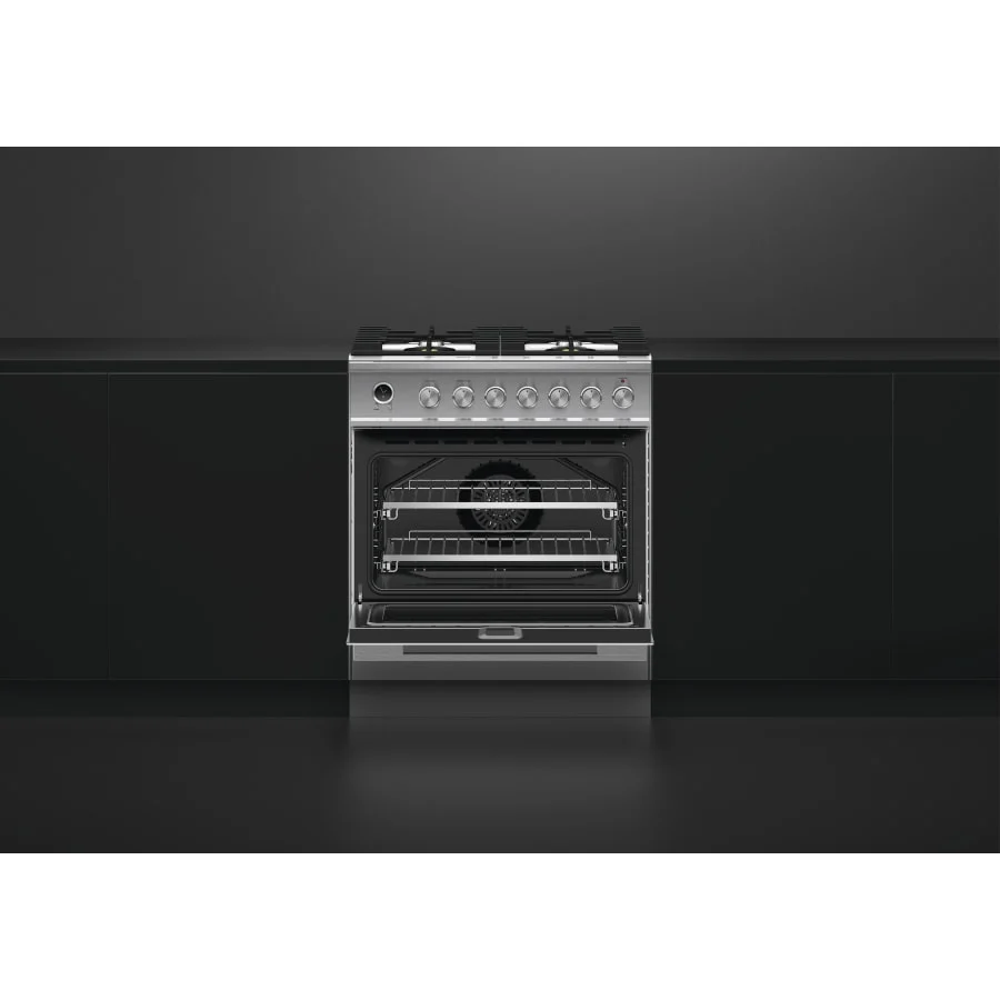 Fisher & Paykel 30" Series 9 Contemporary Dual Fuel Range, 4 Burner – OR30SDG6X1 - Image 7