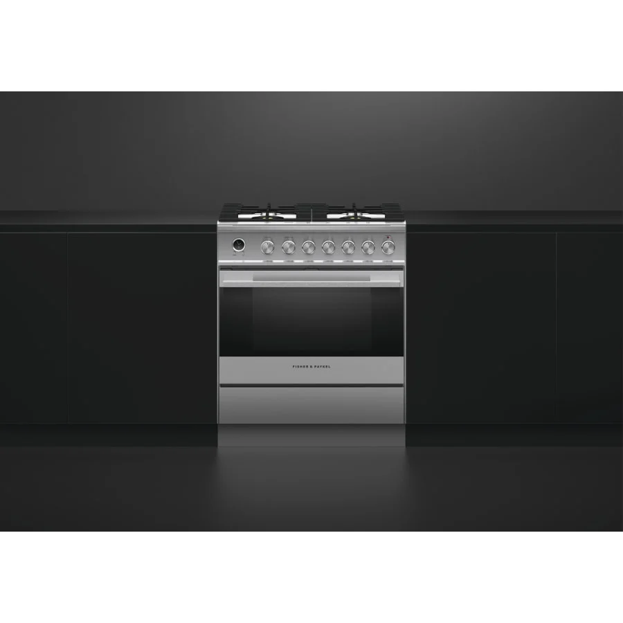 Fisher & Paykel 30" Series 9 Contemporary Dual Fuel Range, 4 Burner – OR30SDG6X1 - Image 8
