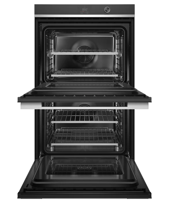 Fisher & Paykel 30" Series 9 Contemporary Self-Cleaning Double Oven, Stainless Steel – OB30DDPTDX2 - Image 2