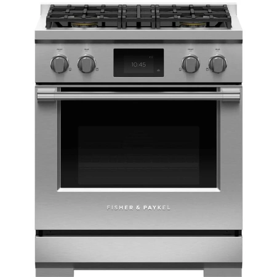 Fisher & Paykel 30" Series 9 Professional Dual Fuel Range, 4 Burner – RDV3-304*