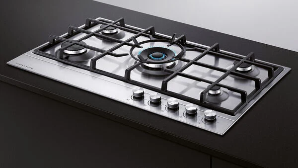 Fisher & Paykel 36" Series 7, 5-Burner Gas Cooktop, Natural Gas, Stainless Steel – CG365DNGX1 N - Image 2