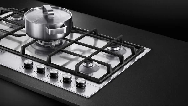 Fisher & Paykel 36" Series 7, 5-Burner Gas Cooktop, Natural Gas, Stainless Steel – CG365DNGX1 N - Image 6