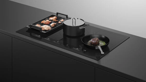 Fisher & Paykel 36" Series 7 5-Zone Induction Cooktop, 2 SmartZones, Black Glass – CI365ZZDTB5 - Image 3