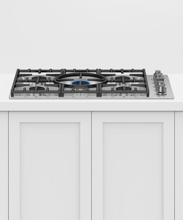 Fisher & Paykel 36" Series 7 Professional 5-Burner Gas Cooktop, Natural Gas, Stainless Steel – CDV3-365-N - Image 2