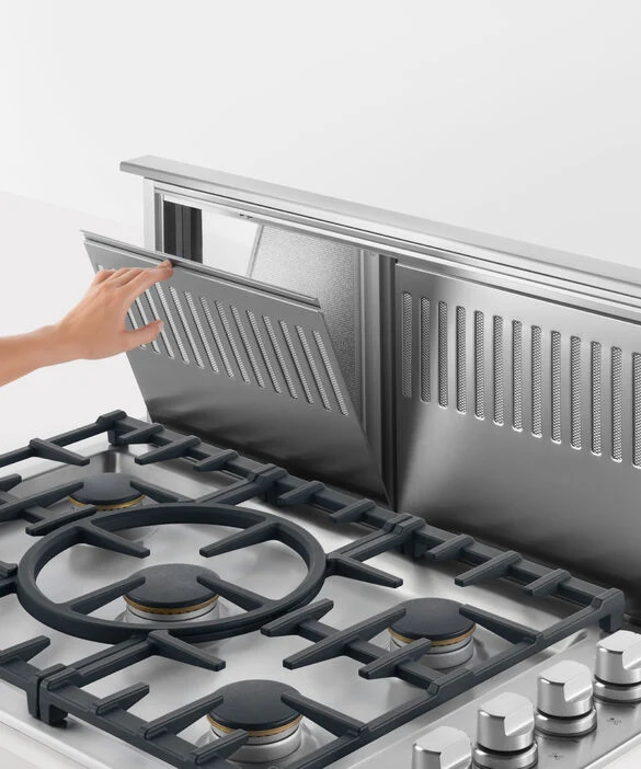 Fisher & Paykel 36" Series 7 Telescopic Downdraft Range Hood, Stainless Steel – HD36 - Image 4