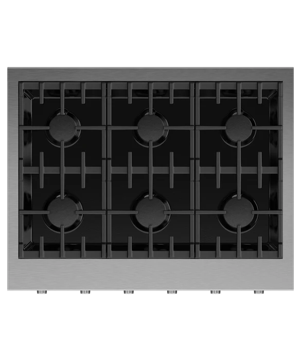 Fisher & Paykel 36" Series 9 6-Burner Gas Rangetop, Natural Gas – CPV3-366-N - Image 6