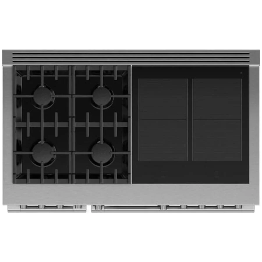 Fisher & Paykel 48" Series 11 Professional Dual Fuel Range, 4 Burner + 4 Induction Zones – RHV3-484-N - Image 11