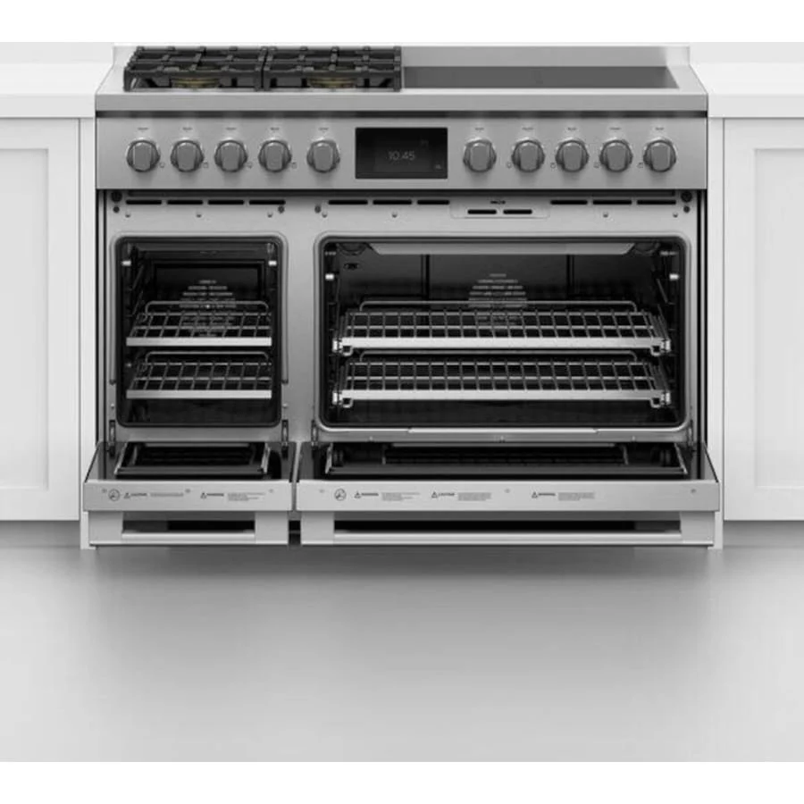 Fisher & Paykel 48" Series 11 Professional Dual Fuel Range, 4 Burner + 4 Induction Zones – RHV3-484-N - Image 3