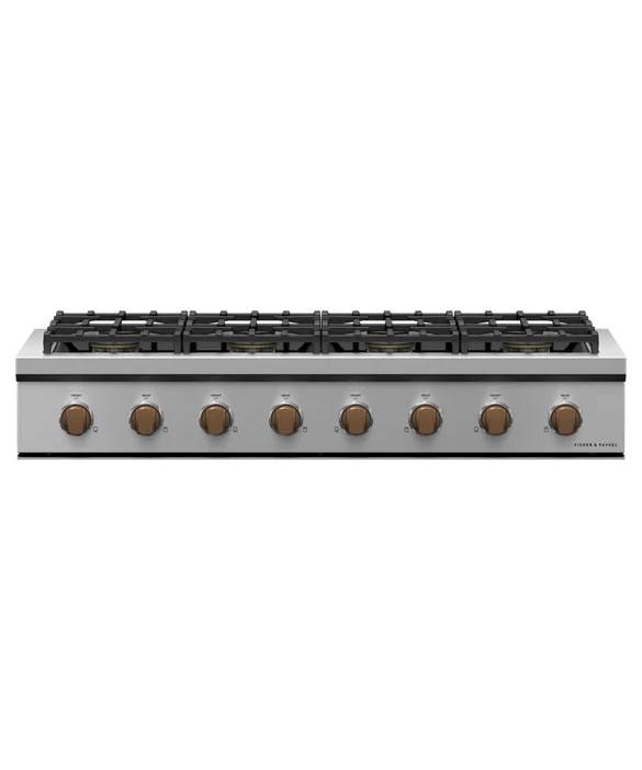 Fisher & Paykel 48" Series 9 8-Burner Gas Rangetop, Natural Gas – CPV3-488-N - Image 3