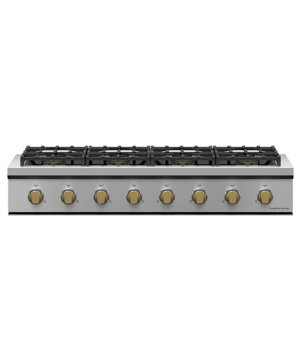 Fisher & Paykel 48" Series 9 8-Burner Gas Rangetop, Natural Gas – CPV3-488-N - Image 4